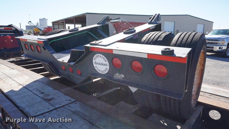 image for item DA1256 2000 Fontaine TH55 lowboy equipment trailer