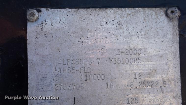 image for item DA1256 2000 Fontaine TH55 lowboy equipment trailer