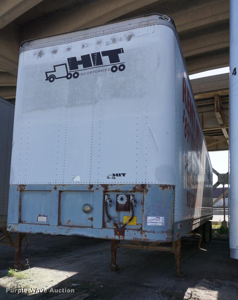 image for item DA1285 1983 Fruehauf FB9-F2-48 dry van trailer