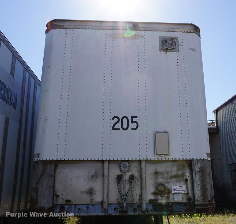 image for item DA1286 1983 Trailmobile dry van trailer