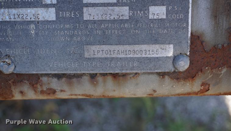 image for item DA1286 1983 Trailmobile dry van trailer