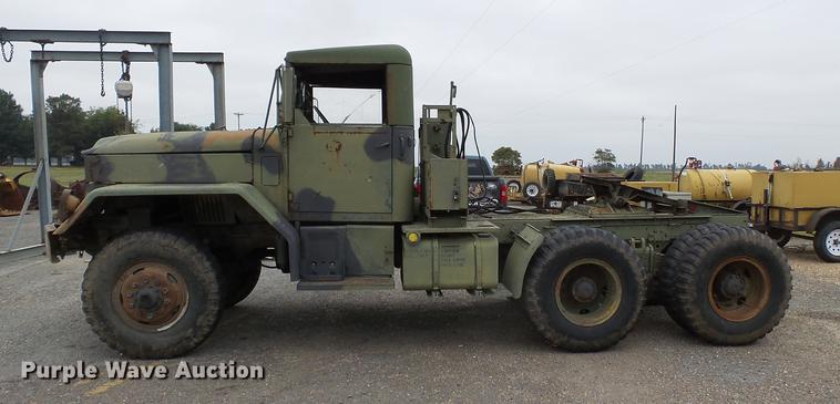 image for item DA2418 1972 military semi truck