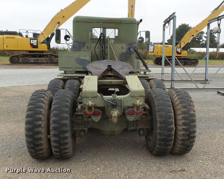image for item DA2418 1972 military semi truck