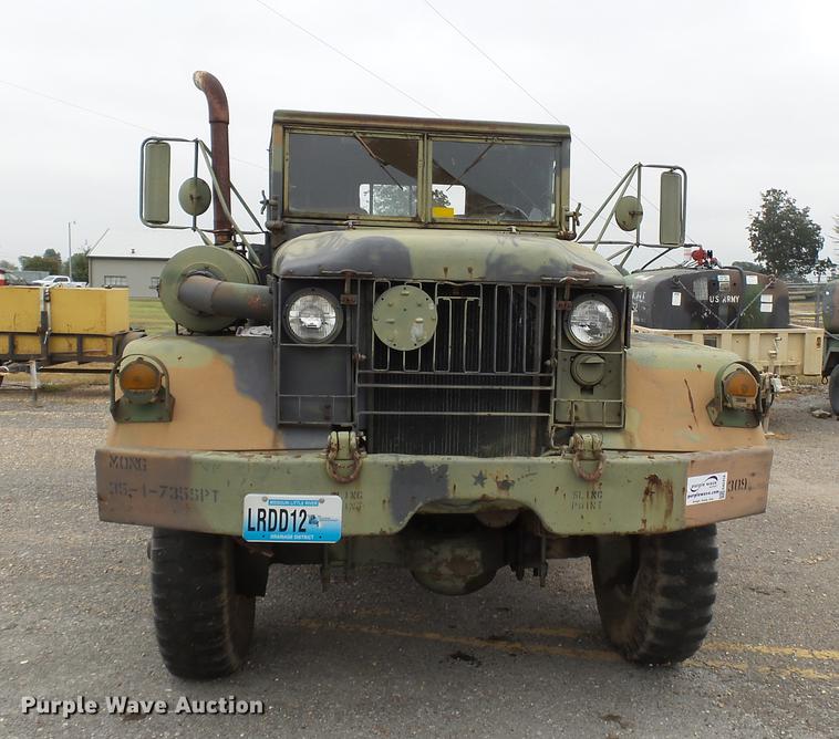 image for item DA2418 1972 military semi truck
