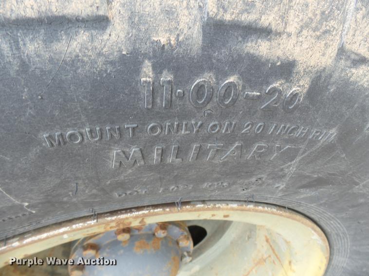 image for item DA2418 1972 military semi truck