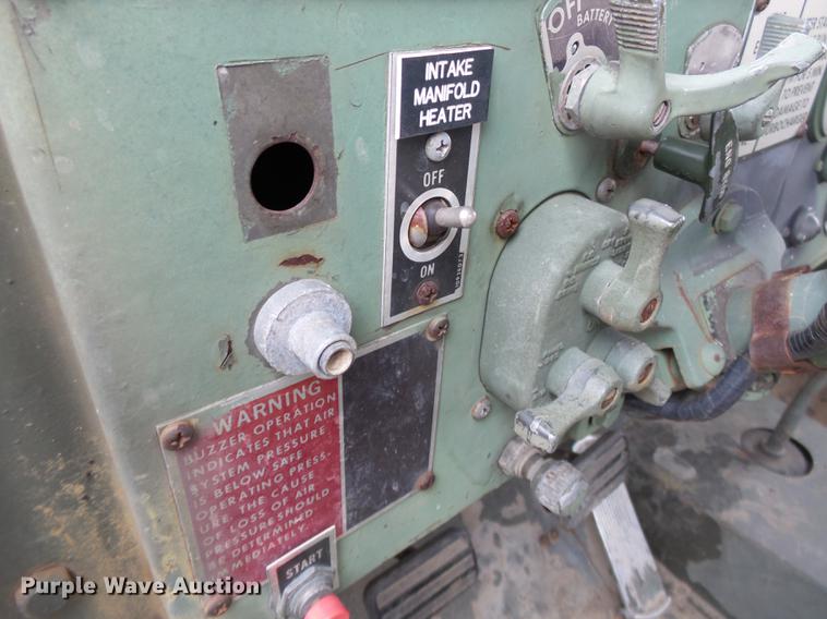 image for item DA2418 1972 military semi truck