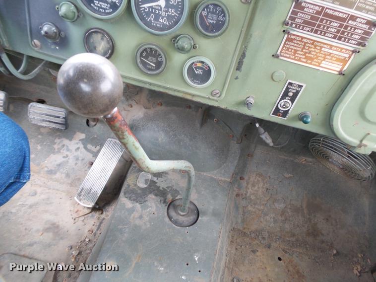 image for item DA2418 1972 military semi truck