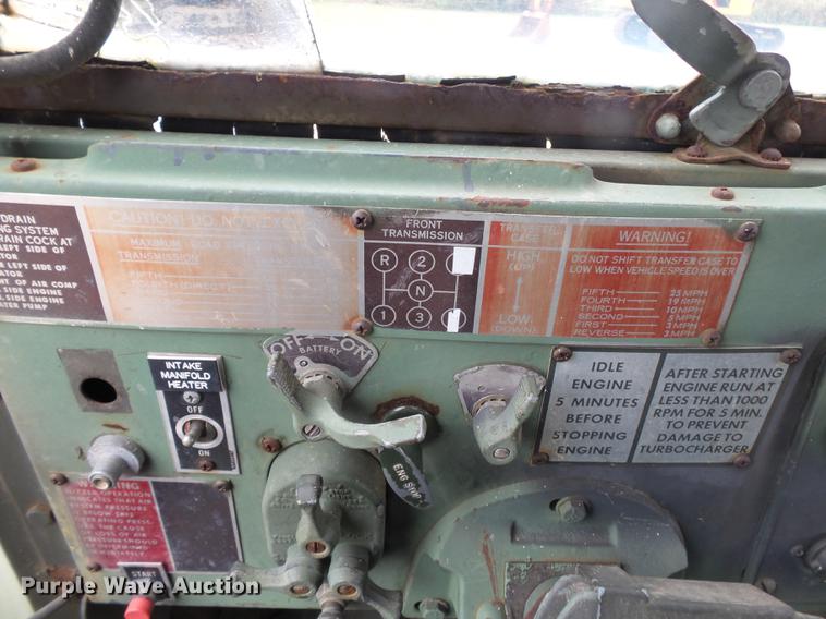 image for item DA2418 1972 military semi truck