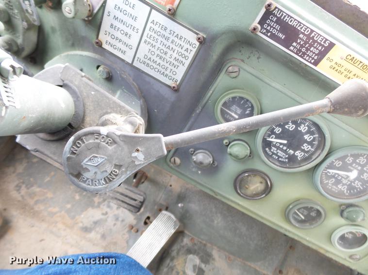 image for item DA2418 1972 military semi truck