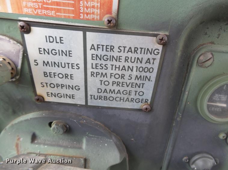 image for item DA2418 1972 military semi truck