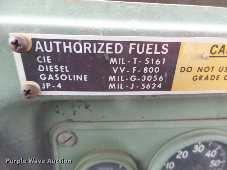 image for item DA2418 1972 military semi truck