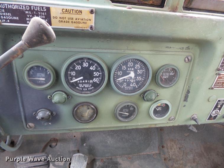 image for item DA2418 1972 military semi truck