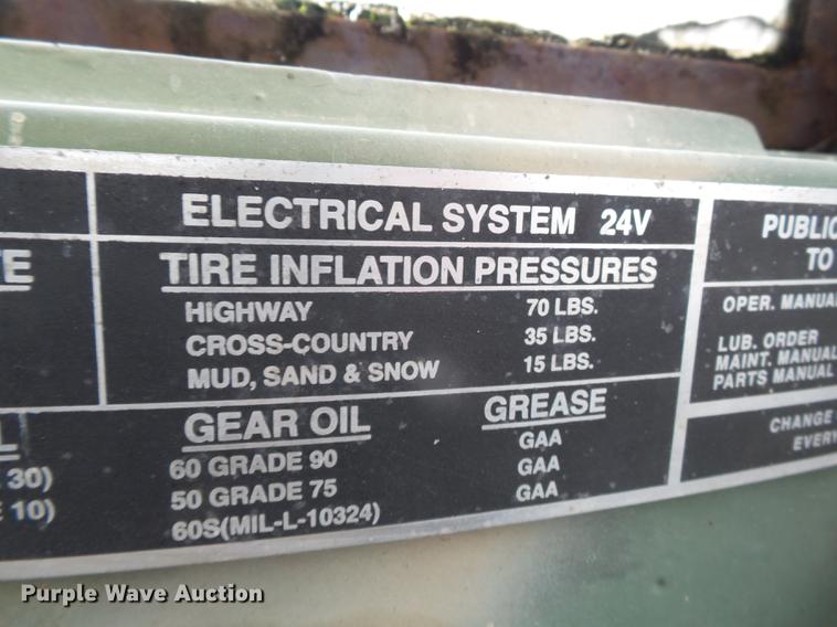 image for item DA2418 1972 military semi truck