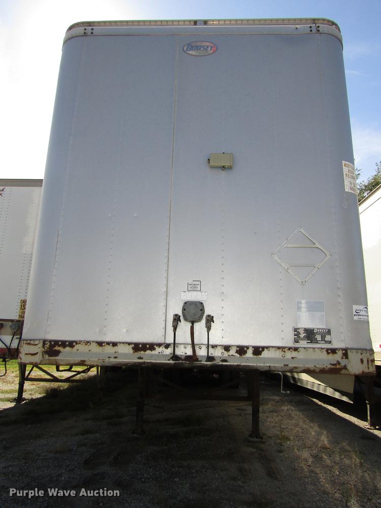 image for item DA3191 1989 Dorsey A1DT-86-LS dry van trailer
