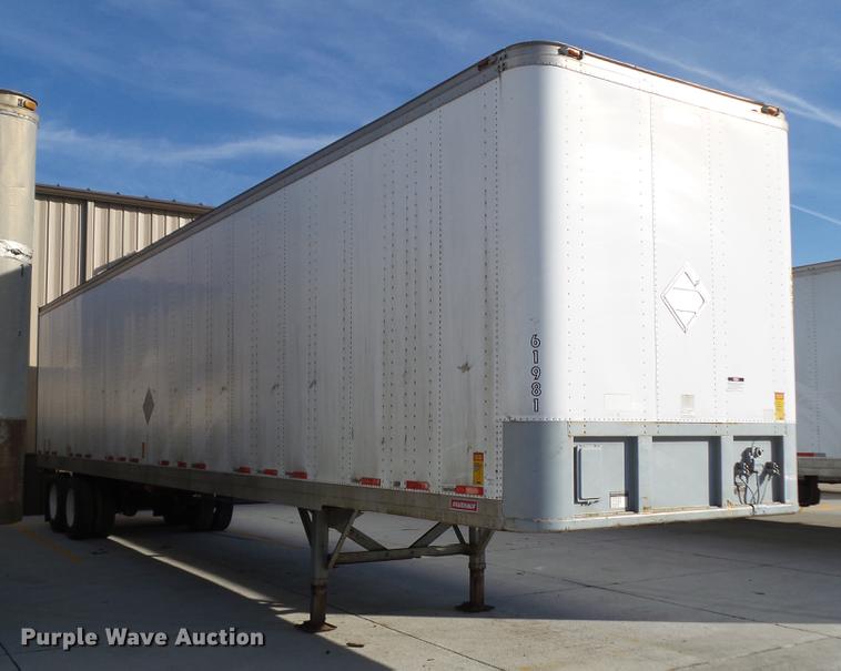 image for item DH9452 1996 Fruehauf FBLP-9 dry van trailer