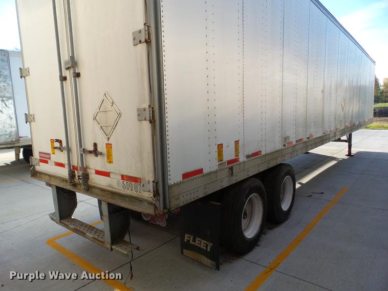 image for item DH9452 1996 Fruehauf FBLP-9 dry van trailer