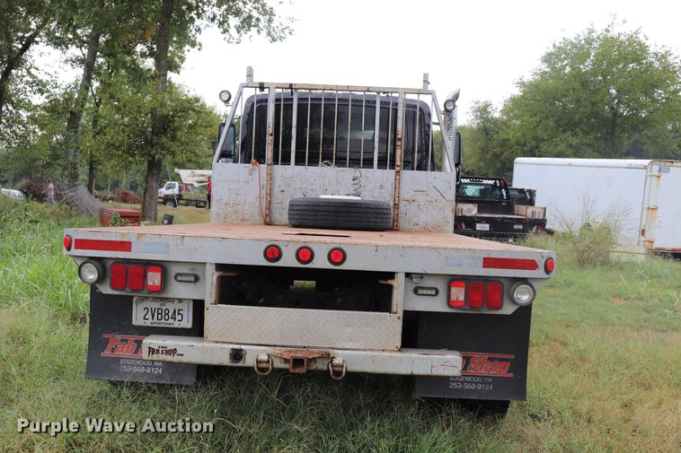image for item ED9505 2008 International DuraStar 4300 Ext. Cab flatbed truck