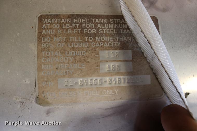 image for item EE9767 (2) Peterbilt aluminum fuel tanks