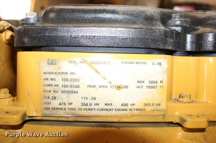 image for item EE9768 Caterpillar C15 six cylinder turbo diesel engine