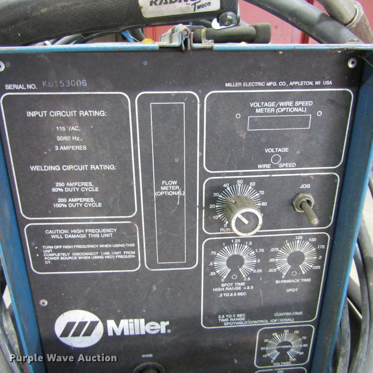 image for item AZ9380 Miller welding equipment