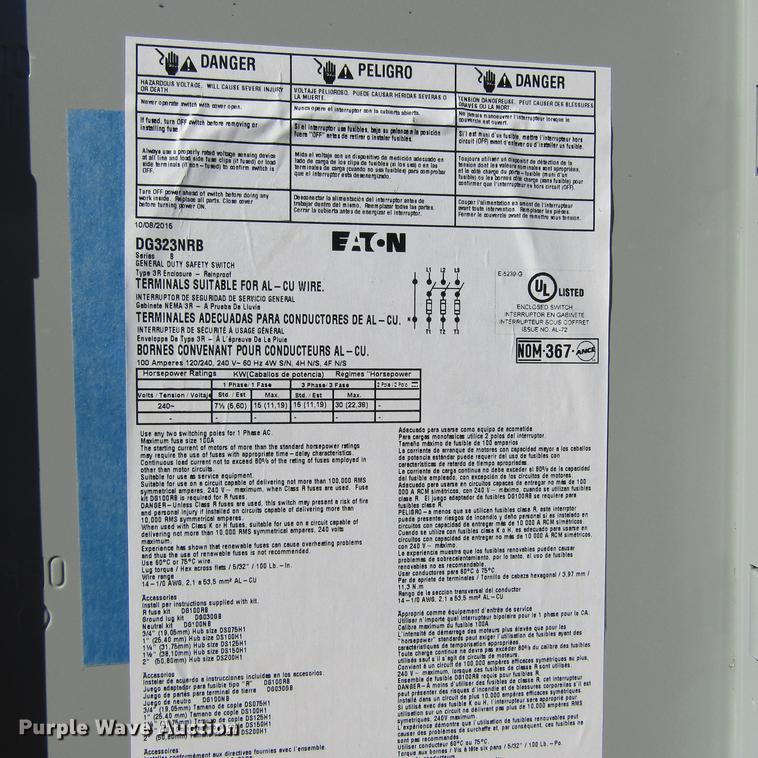 image for item AZ9389 Eaton V30E061 phase converter