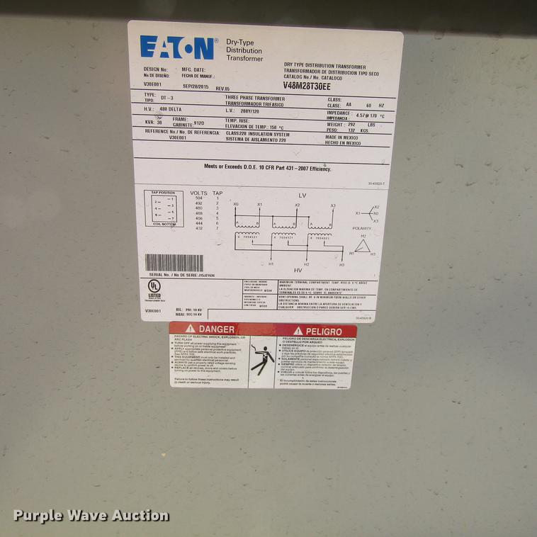 image for item AZ9389 Eaton V30E061 phase converter