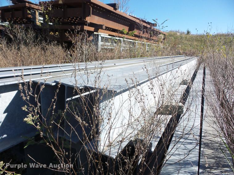 image for item BV9189 Approximately 28 galvanized I-beam breakaway posts