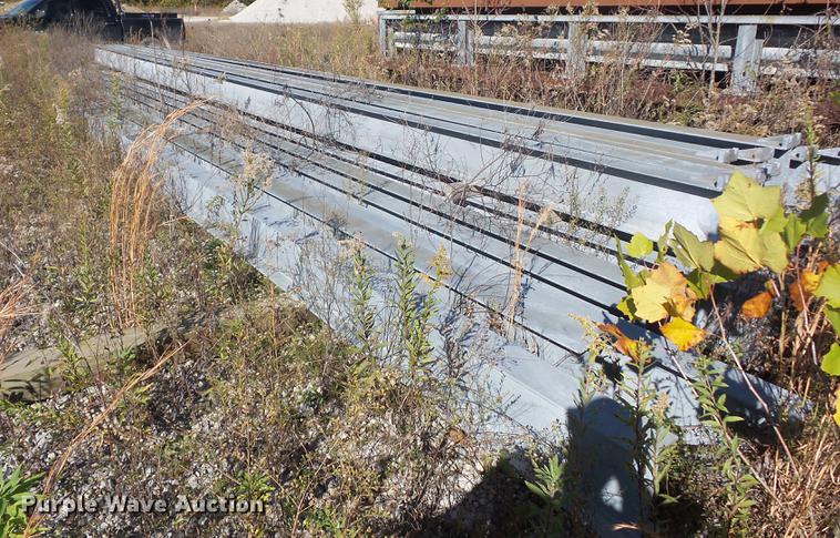image for item BV9189 Approximately 28 galvanized I-beam breakaway posts