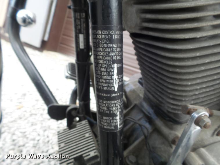 image for item CC9658 1984 Harley Davidson FLT Classic motorcycle