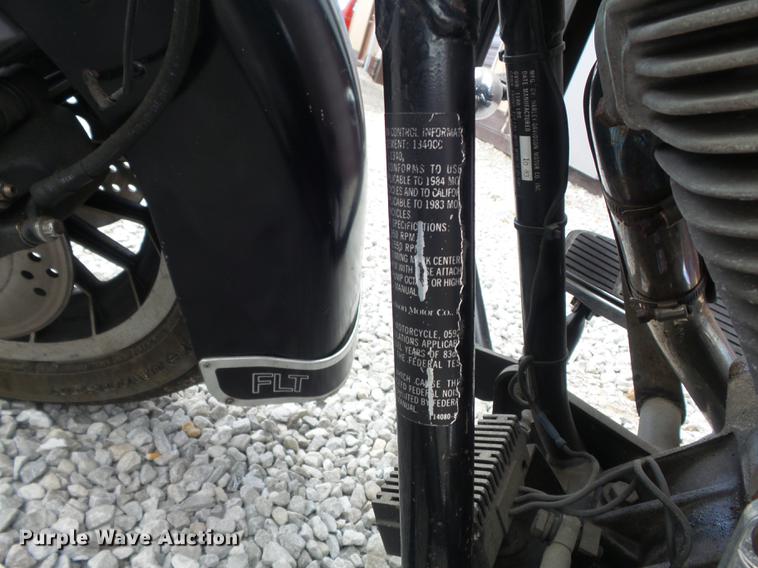 image for item CC9658 1984 Harley Davidson FLT Classic motorcycle