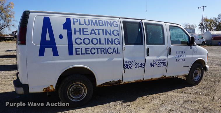 image for item DA1424 2002 Chevrolet Express 3500 Extended van