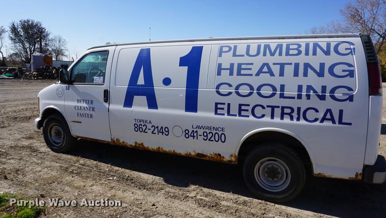 image for item DA1425 2002 Chevrolet Express 3500 Extended van