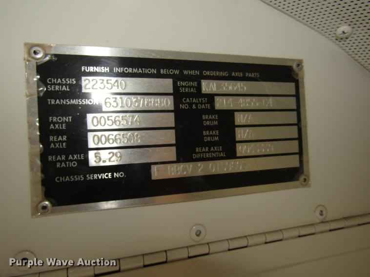 image for item DA3208 2005 Blue Bird Vision CV 6000S school bus