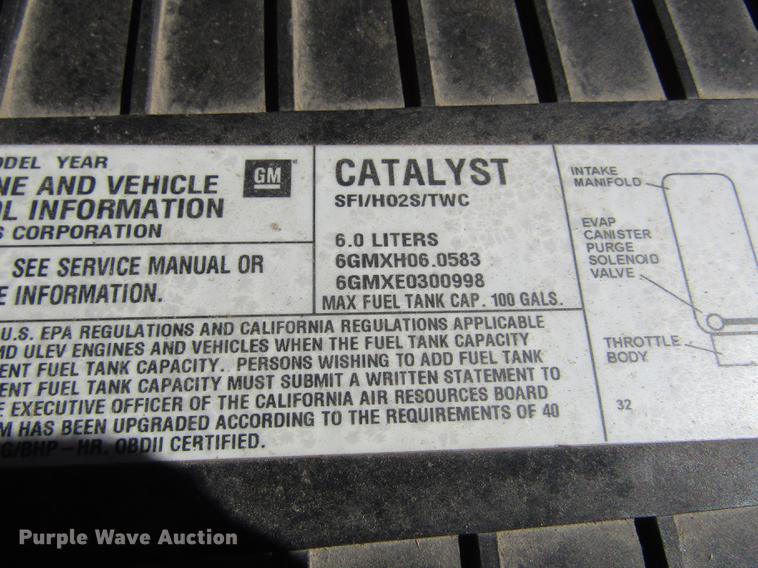 image for item DA3212 2007 Chevrolet Express G3500 Blue Bird school bus