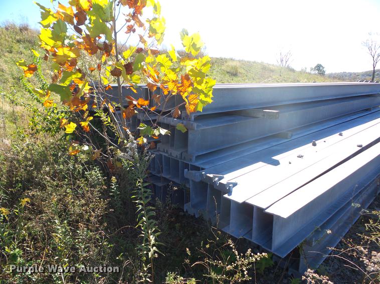 image for item DA6500 Approximately 91 galvanized I-beam breakaway posts