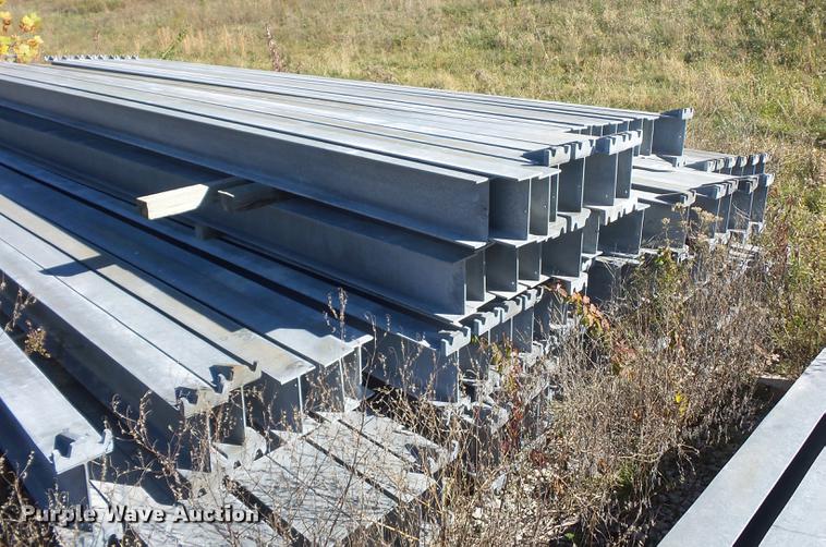 image for item DA6500 Approximately 91 galvanized I-beam breakaway posts
