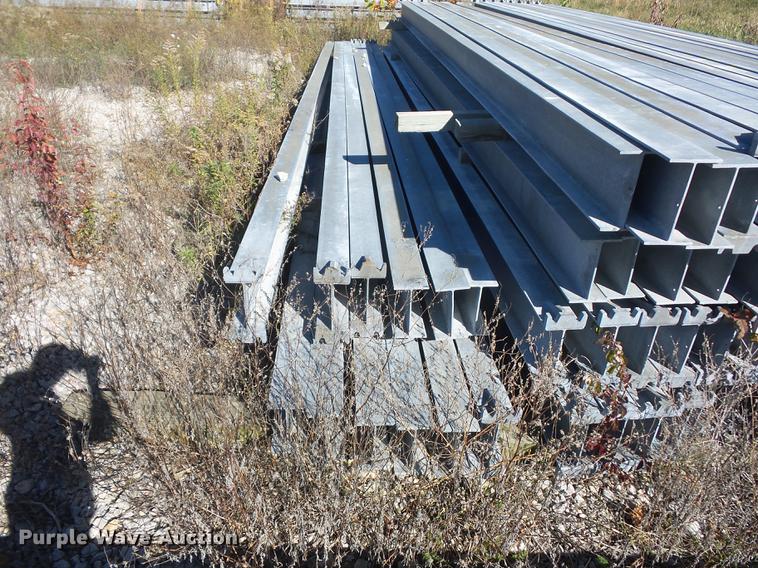 image for item DA6500 Approximately 91 galvanized I-beam breakaway posts