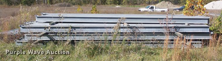 image for item DA6500 Approximately 91 galvanized I-beam breakaway posts