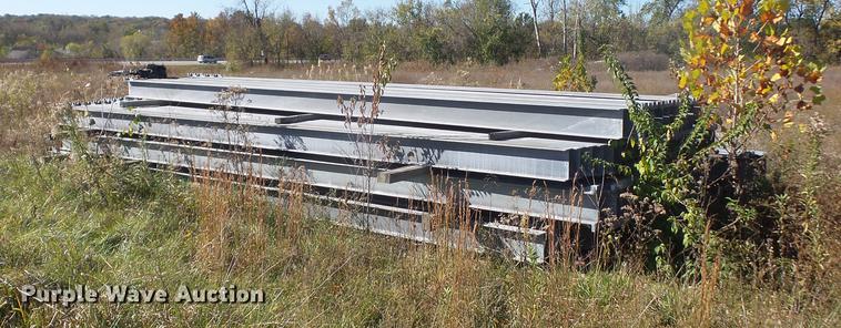 image for item DA6500 Approximately 91 galvanized I-beam breakaway posts