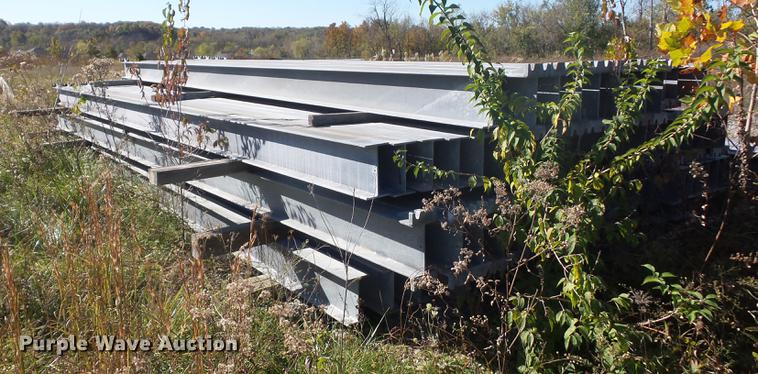 image for item DA6500 Approximately 91 galvanized I-beam breakaway posts