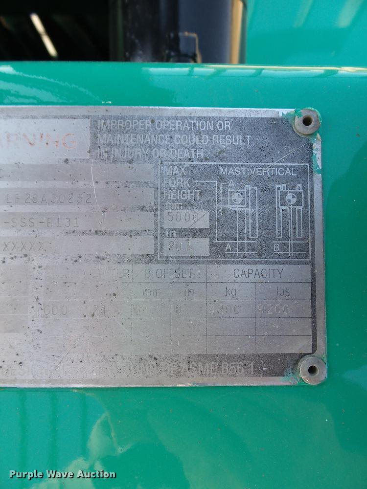 image for item DB4215 2001 Mitsubishi FD50C forklift