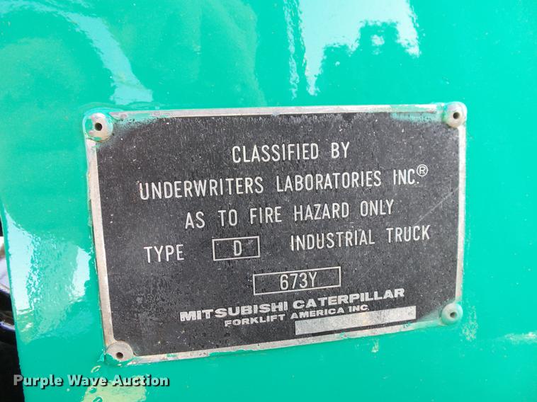 image for item DB4215 2001 Mitsubishi FD50C forklift