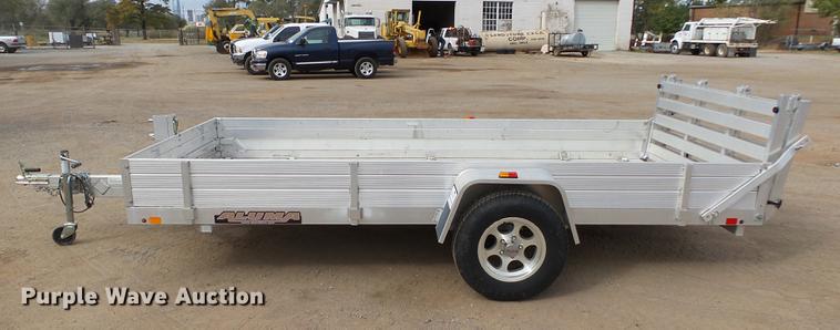 image for item DB5018 2012 Aluma 6812H73T utility trailer