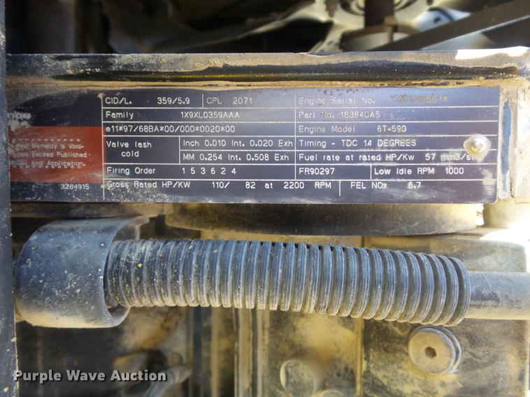 image for item DB6356 2001 Case IH MX110 MFWD tractor