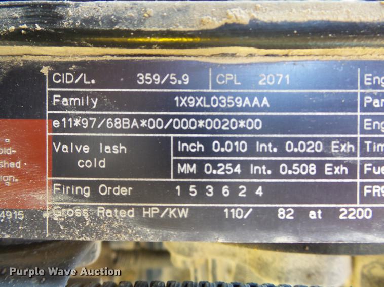 image for item DB6356 2001 Case IH MX110 MFWD tractor