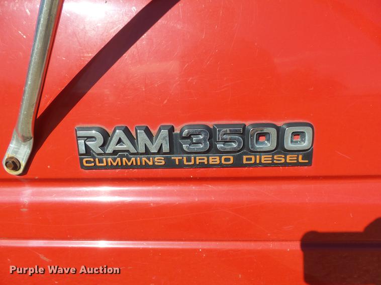 image for item DB6357 1995 Dodge Ram 3500 bucket truck