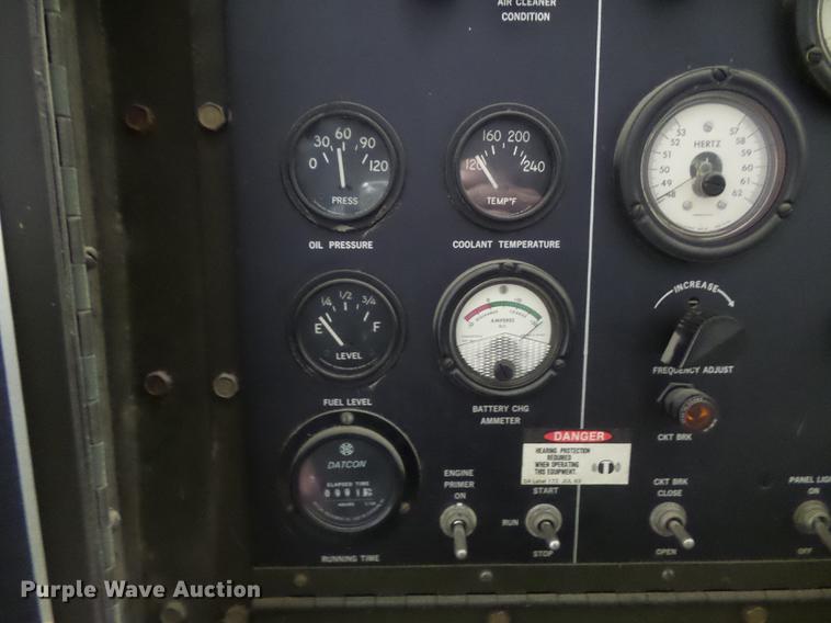 image for item DB6358 1978 military generator