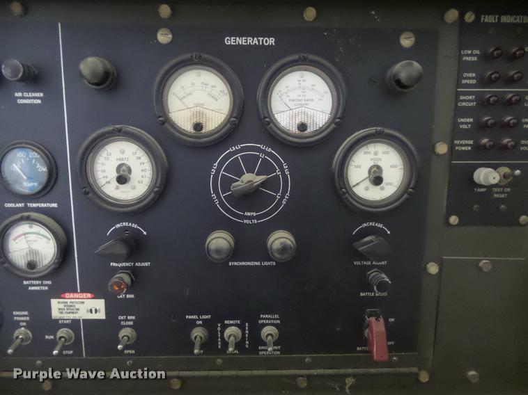 image for item DB6358 1978 military generator