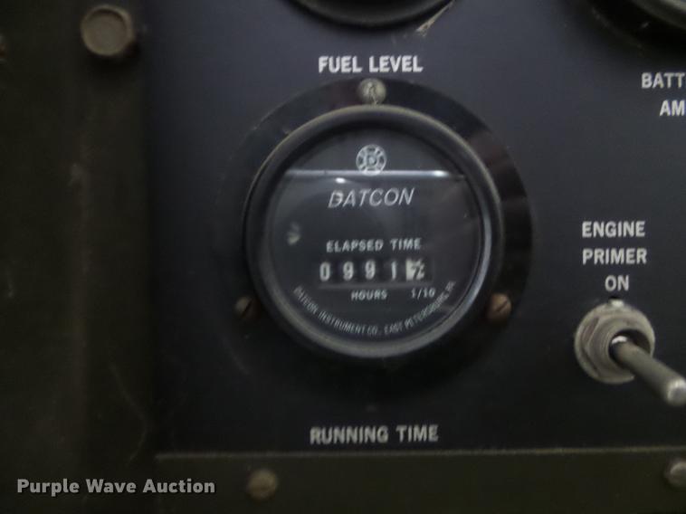 image for item DB6358 1978 military generator