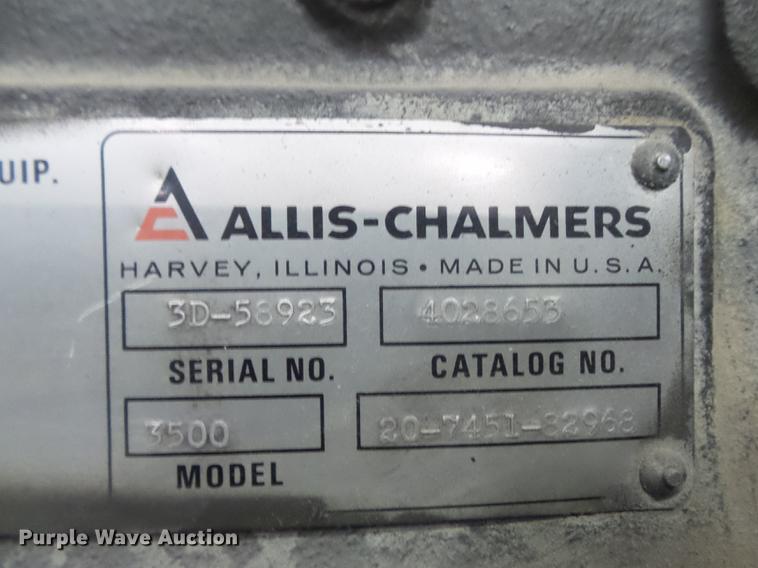 image for item DB6358 1978 military generator